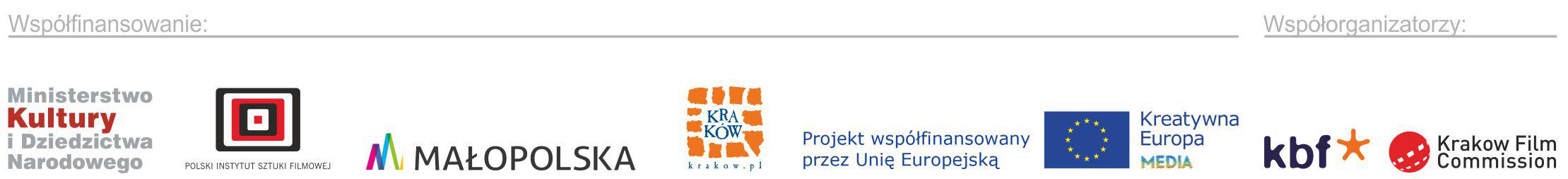 Logo Urzędów, które wsparły finansowo Plenery 2017: MKIDN PISF Urząd Miasta Krakowa Województwo Małopolskie 