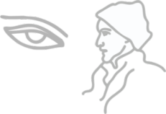 Grafika przedstawiająca oko i dziewczynę w czapce widzianą z profilu. Rysunek Maja Wolna. Kurs online VFX 